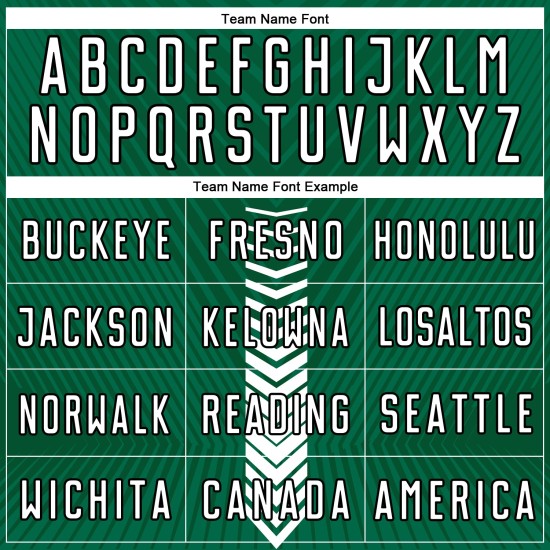 Maillot de football blanc et noir Kelly Shapes personnalisé Green Arrow, sublimation Maillot de football blanc et noir Kelly Shapes personnalisé Green Arrow, sublimation