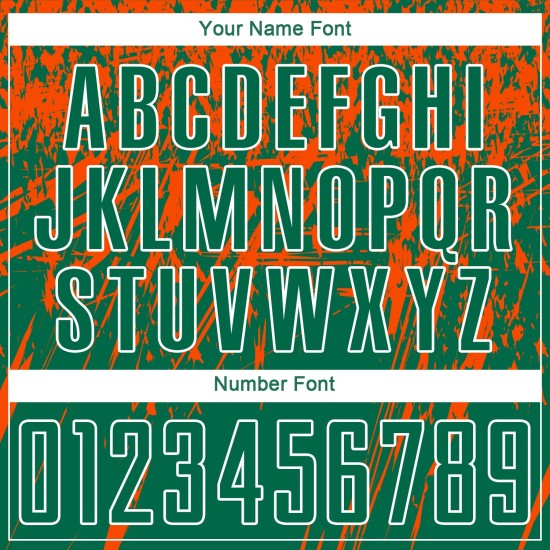 Maillot de football personnalisé Kelly, uniforme vert, orange et blanc, sublimation
