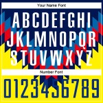 Maillot de football blanc et or, uniforme personnalisé par sublimation