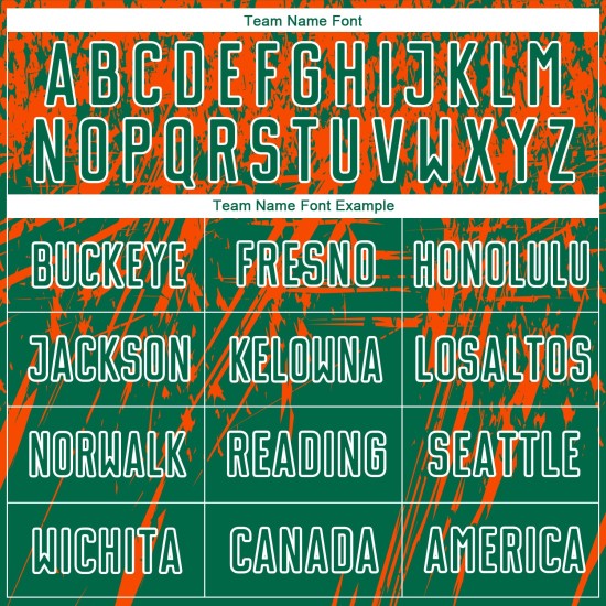 Maillot de football personnalisé Kelly, uniforme vert, orange et blanc, sublimation