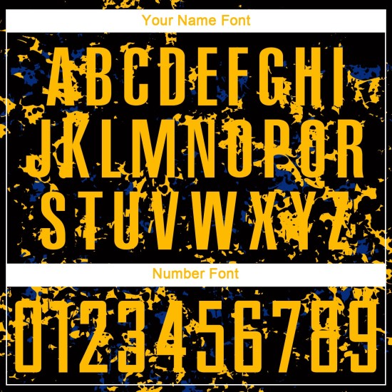 Maillot de football abstrait personnalisé par sublimation, fragment, noir et or, Royal Art Maillot de football abstrait personnalisé par sublimation, fragment, noir et or, Royal Art