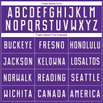 Maillot de football personnalisé à motif géométrique, sublimation, violet et blanc