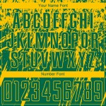 Maillot de football personnalisé vert jaune Kelly Sublimation